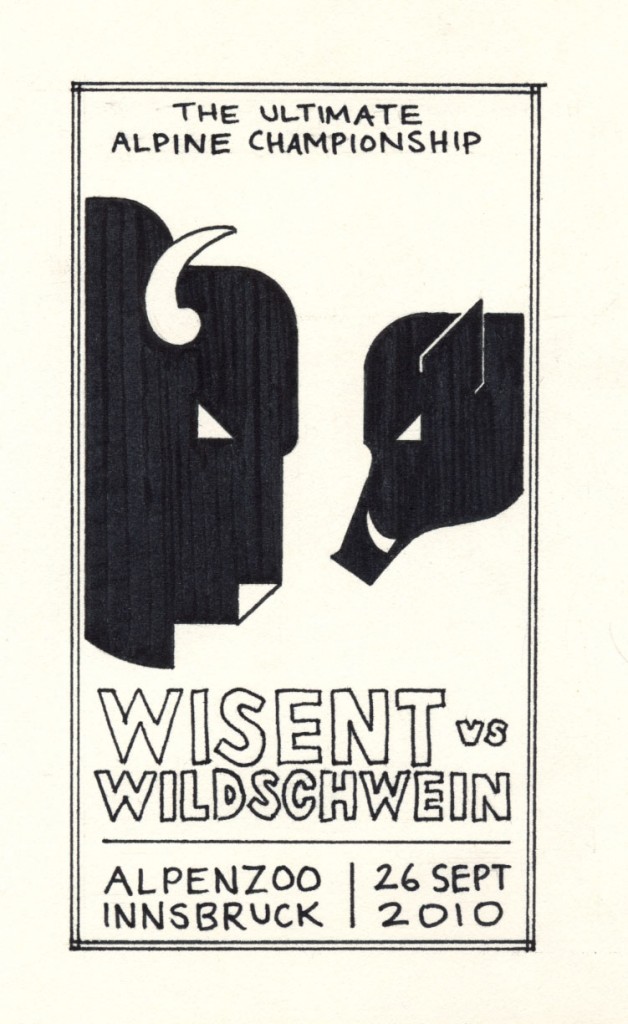 Wisent vs. wildschwein